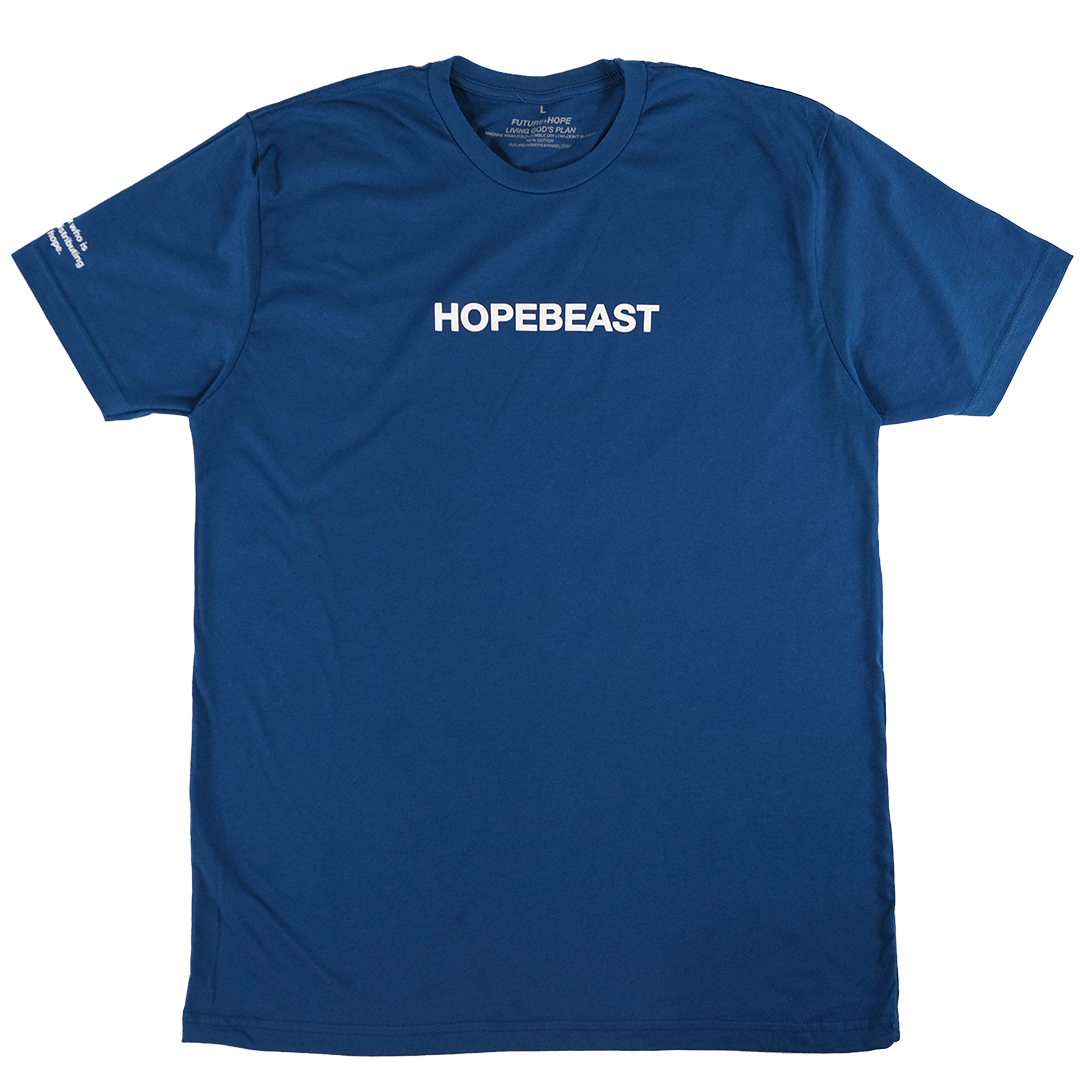 HOPEBEAST Tee (Deep Blue/White)