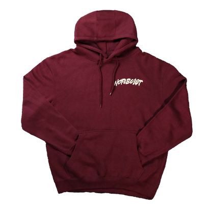 MH, LH Hoodie (Wine/Off-white)