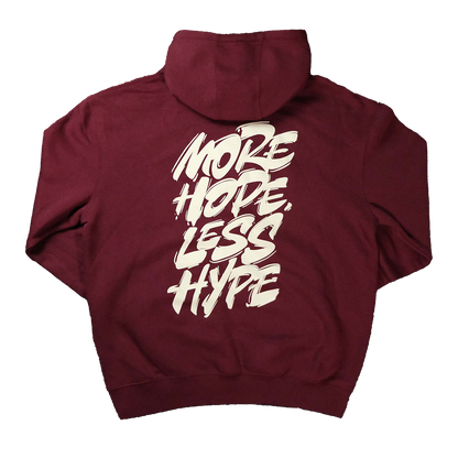 MH, LH Hoodie (Wine/Off-white)
