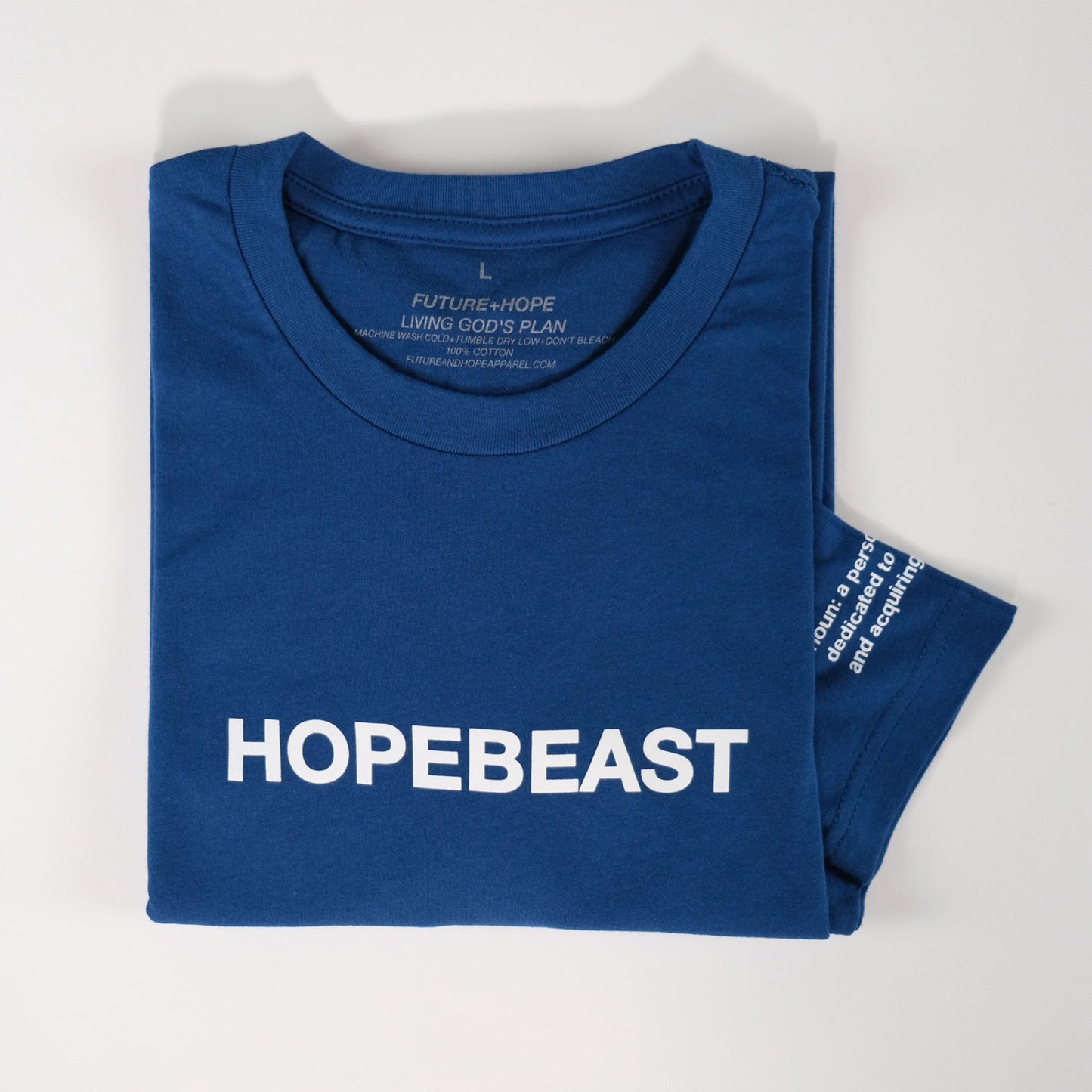 HOPEBEAST Tee (Deep Blue/White)